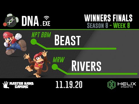 DNA.EXE S8:W8 - NPT BBM | Beast (Pokemon, Fox, Mario) Vs NVR | Rivers (Diddy Kong) - Winners Finals
