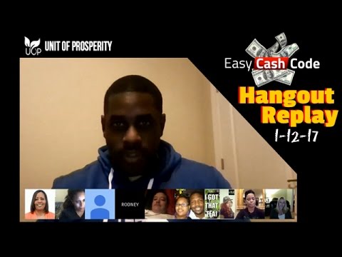 Easy Cash Code Google Hangout | Easy Cash Code Testimonials & Results From Real Members Live 011217 Video