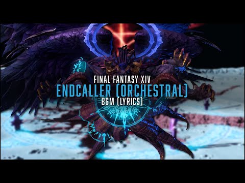 Endcaller (Orchestral) with lyrics - FFXIV Orchestral Arrangement Album Vol.3