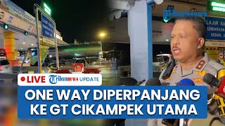 LIVE: Polisi Perpanjang Sistem One Way Lokal dari KM 414 GT Kalikangkung hingga GT Cikampek Utama