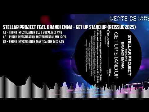 STELLAR PROJECT feat. Brandi Emma - GET UP STAND UP (Reissue 2025) [BLACK] (ABR073V-MCP)