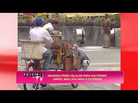 Te Peguei na TV: Abusado pede celular emprestado e ligar para o exterior