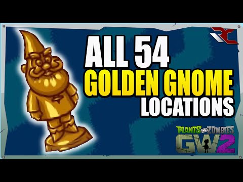 ALL 54 Golden Gnome Locations | Plants vs Zombies Garden Warfare 2  - Gnomore! Achievement/Trophy Video