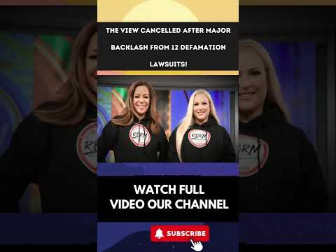The View CANCELLED After Major Backlash From 12 Defamation Lawsuits! part 1