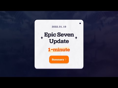 [Epic Seven] 1/20 Patch Preview (1-minute Summary)