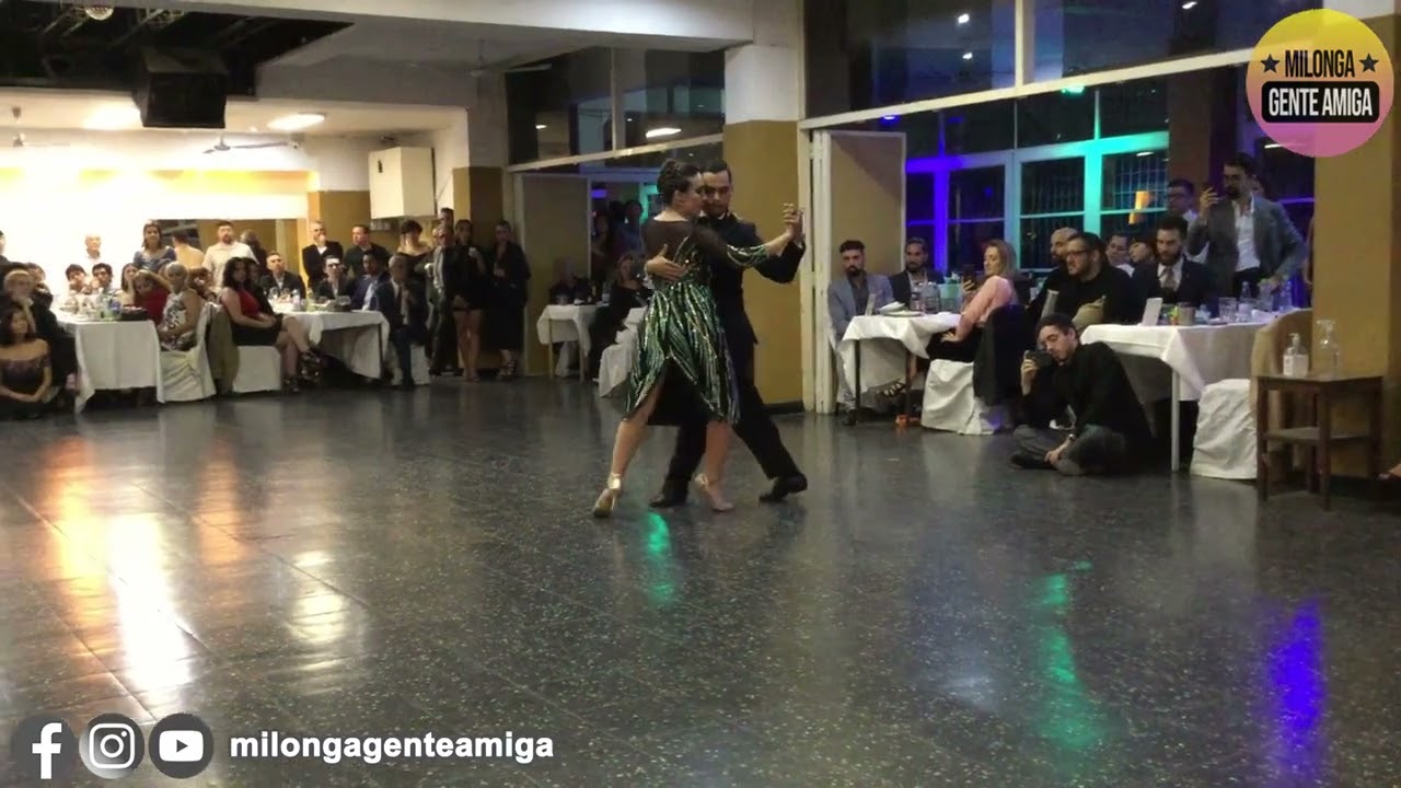 Juan David Vargas y Ornella Simonetto en Milonga Gente Amiga 2022 - 2 de 3