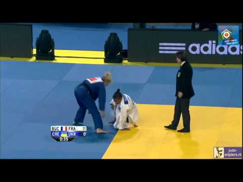 Judo 2014 European Championships Montpellier: Buchard (FRA) - Cherniak (UKR) [-48kg] semi-final