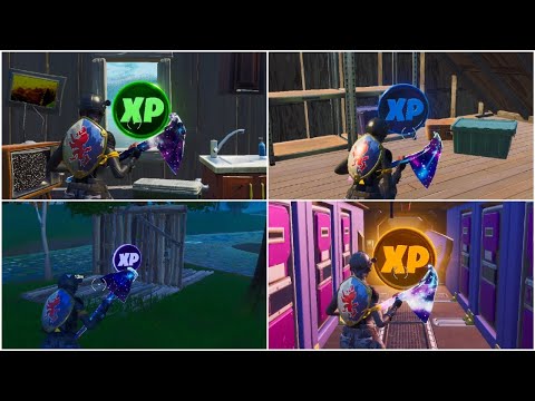 All Week 5 XP Coins Locations Guide / Green, Blue, Purple & Gold Coins – Fortnite Chapter 2 Season 4