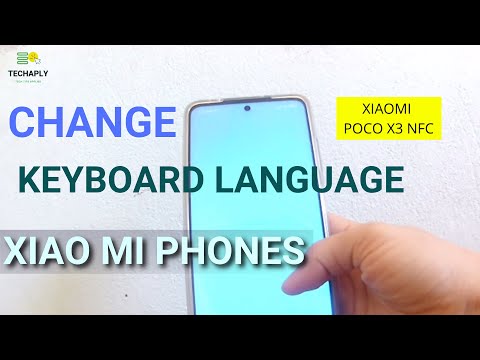 How to Change Xiaomi Poco X3 Keyboard Settings - Multi Language Keyboards Setup