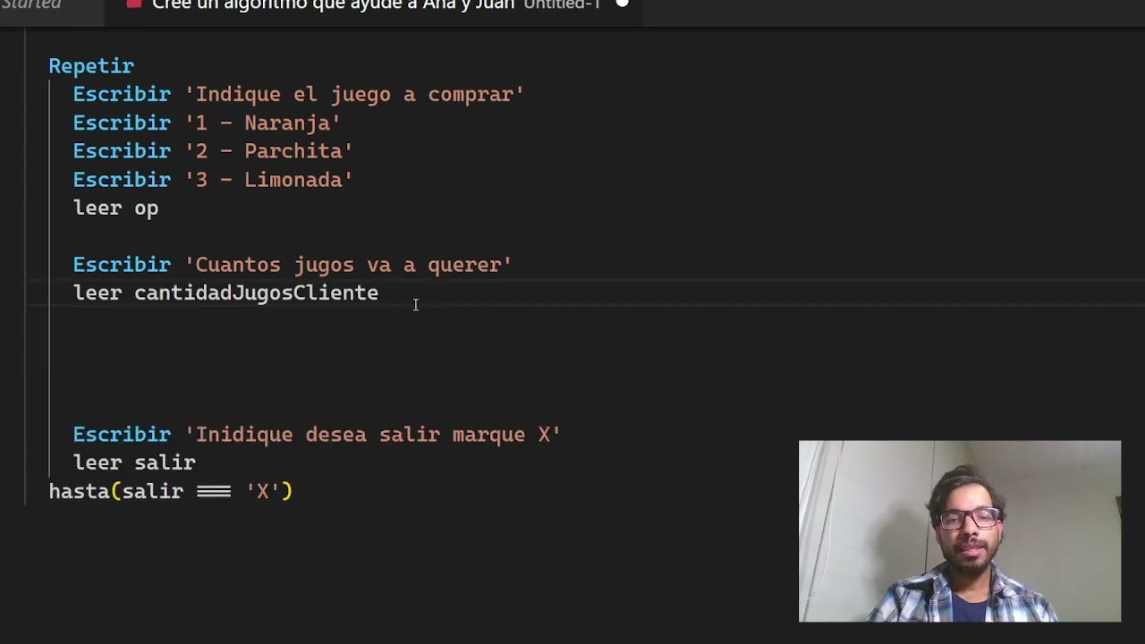 Datos 1 - Ejercicios algoritmo venta de jugos