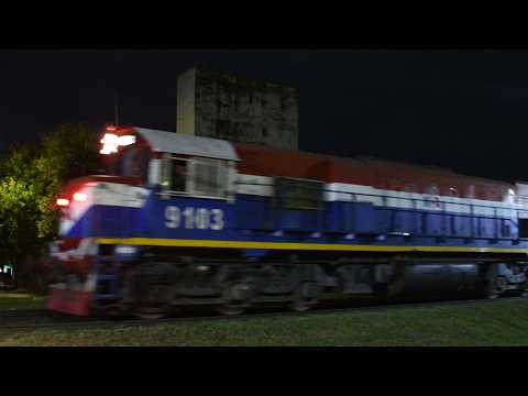 [4K] Tren de tolvas graneras de NCA con destino a General Deheza pasando por Marcos Juárez!!!!!!