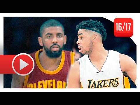 Kyrie Irving vs D'Angelo Russell EPIC Duel Highlights (2017.03.19) Cavaliers vs Lakers - MUST SEE!