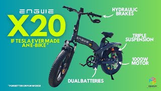 If Tesla made an e-bike // ENGWE X20 dual-battery beast (Ride & full review)