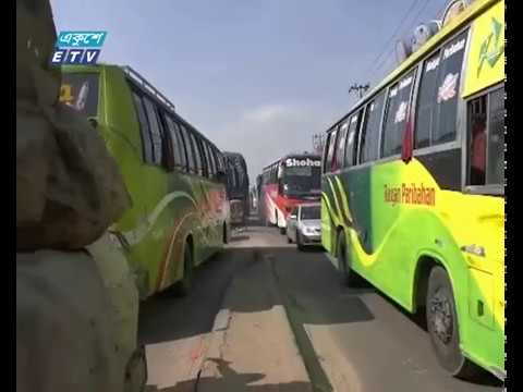 ভৈরব দুর্জয় মোড়ে যানজট নিত্যদিনের সঙ্গী