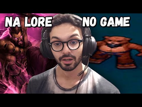 CHAMPIONS QUE SÃO BRABOS NA LORE, JÁ NO GAME... - League of Legends - MYLON REACT