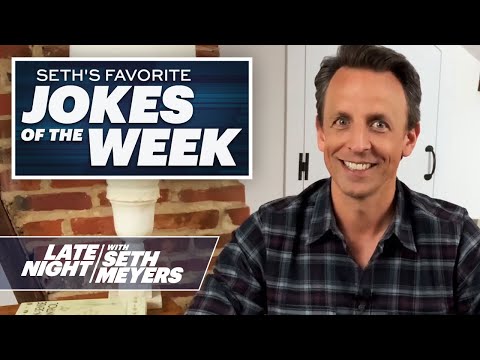 セスの今週のお気に入りジョークトランプ氏のタウンホール、ルイジアナ州のアグレッシブチキン (Seth's Favorite Jokes of the Week: Trump's Town Hall, Louisiana's Aggressive Chicken)