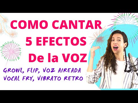 🔥 EFECTOS VOCALES✅ Como cantar GROWL, FLIP, VOCAL FRY,  BELTING ✅Efectos de la VOZ con Natalia Bliss