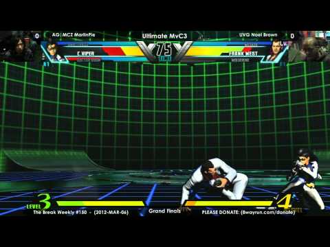 The Break #150 - UMvC3 GF - AG MCZ MarlinPie VS UVG Noel Brown
