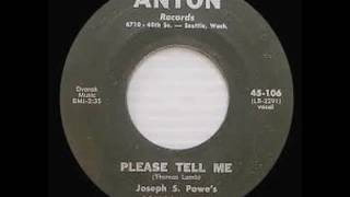 SONGCRAFTERS - PLEASE TELL ME / OPEN UP THE DOOR - ANTON 106 - 1961