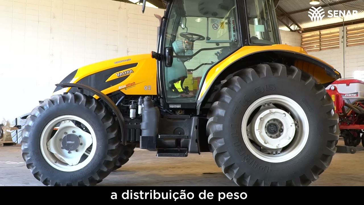 Aprenda sobre a distribuição de peso no trator: traseira/dianteira