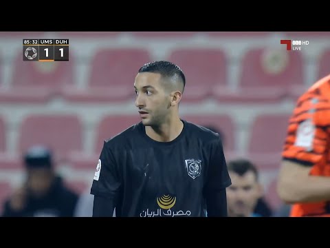 Hakim Ziyech Al Duhail Debut vs Umm Salal Sc🔥•[31/1/2025]