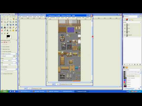 Ändern von Grafiken des Rpg Makers -02- /Gimp [HD]