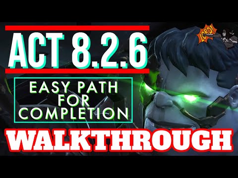 Act 8.2.6 - Easy Path for Completion Walkthrough+Boss | Superposition | Marvel Contest of Champions