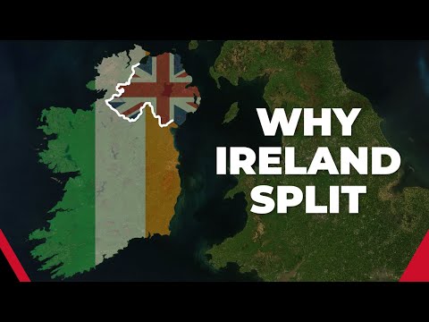 Why Ireland split into the Republic of Ireland & Northern Ireland