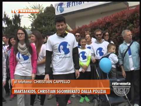 BASSANO TG - 13/04/2016 - MARTA4KIDS, CHRISTIAN SGOMBERATO DALLA POLIZIA