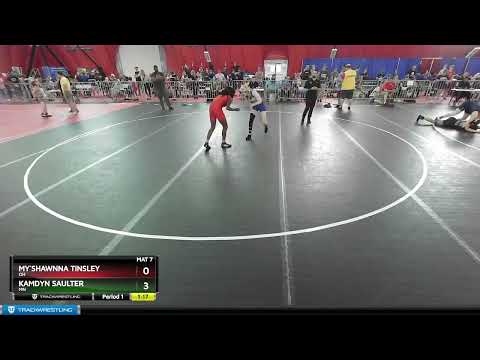 119-127 Lbs Cons. Semi - My`Shawnna Tinsley, OH Vs Kamdyn Saulter, MN 0d7b