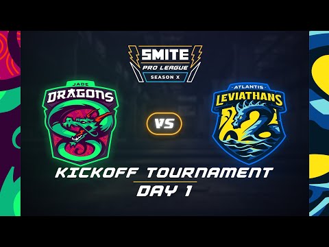 SMITE Pro League Season X: Kickoff Tournament Day 1 Atlantis Leviathans vs Jade Dragons