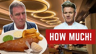 I Review GORDON RAMSAY'S EXPENSIVE FISH AND CHIPS! HOW MUCH!?