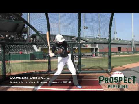 Dawson Dimon Prospect Video, C, Quartz Hill High School Class of 2018