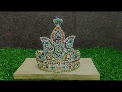 Royal Raja Honour Mukut/Crown for Murtis - size 5 video