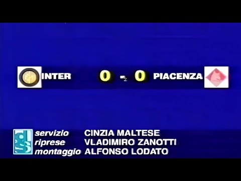 Inter-Piacenza 0:0, 1997/98 - Domenica Sportiva
