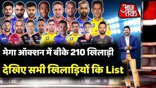 IPL 2022 mega Auction Highlights- All sold players list  of mega auction, Full highlights