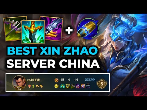 Xin Zhao Wild Rift China - Build Runes Guide Patch 6.3g - Gameplay Xin Zhao Season 19
