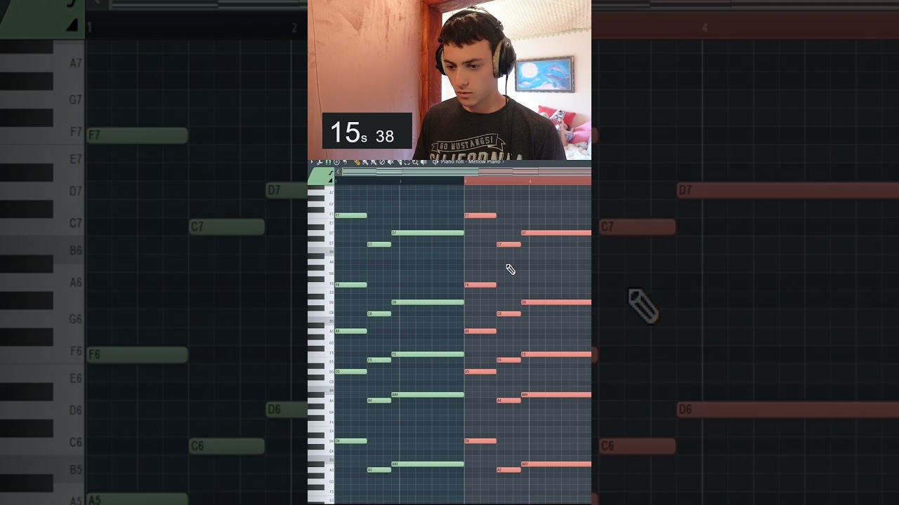 Big Piano Chords in 23 Seconds! #flstudio
