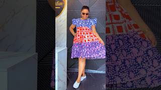 Batiki short dress #zamakalefashion #fashion #latestafricaprint #africanfashion