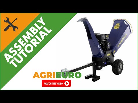 Goodyear GY 150WS Professional Petrol Garden Shredder - 15 HP - Assembly tutorial