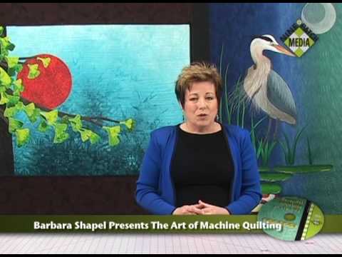 Barbara Shapel: The Art of Machine Quilting DVD Sample