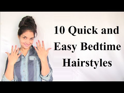 10 Quick and Easy Bedtime Hairstyles - Medium Long Hair