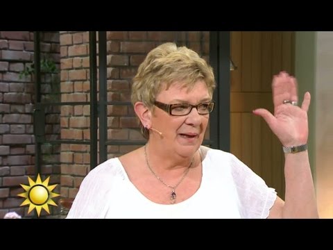 Jeanette skrapar triss - och hälsar till barnbarn - Nyhetsmorgon (TV4)
