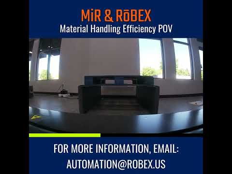 MiR Autonomous Mobile Robot POV! | RōBEX