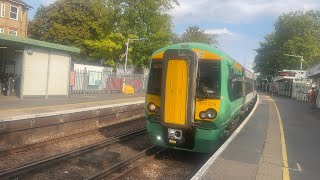Southern Class 377215 Arrives at West Norwood 15/8/26