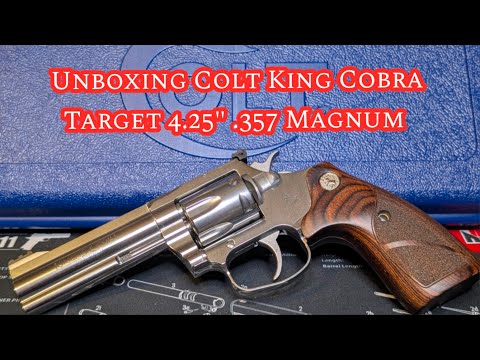 Unboxing Colt king cobra target 357 mag