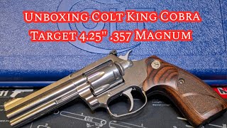Unboxing Colt king cobra target 357 mag