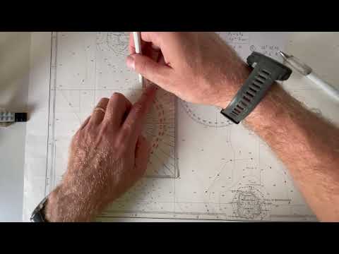 (2023) New nautical license exam - exercise 5.3.1-3 n°45 - currents - charting beyond 12 miles