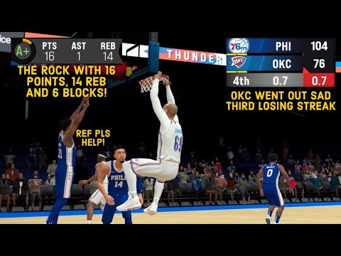 THE ROCK WITH ANOTHER 5+ BLOCKS | NBA 2K22 Mobile MyCareer The Rock Series Ep. 3 | anakindave