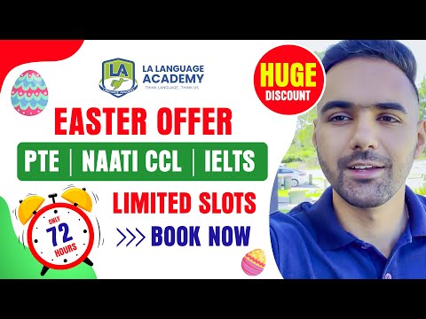 Easter Sale - Huge Discount on PTE, NAATI CCL, and IELTS Courses for 72 Hours Only!